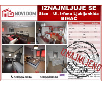 IZNAJMLJENO! Stan - Ul. Irfana Ljubijankića - BIHAĆ