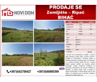 PRODAJE SE - Zemljište - Ripač - BIHAĆ