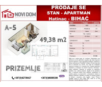 PRODAJE SE - Stan - Apartman - HATINAC - BIHAĆ 