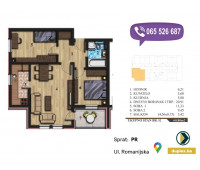 Trosoban stan 61 m2 u izgradnji – Banja Luka
