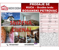 SNIŽENA CIJENA - Stambeno-poslovni objekat - Oraško brdo - BOS.PETROVAC