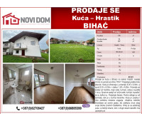  PRODAJE SE - Kuća - Hrastik - BIHAĆ