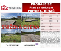 SNIŽENA CIJENA - Zemljište sa coknom - Pritoka - BIHAĆ