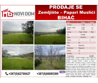 PRODAJE SE - Zemljište - Papari - Muslići - BIHAĆ