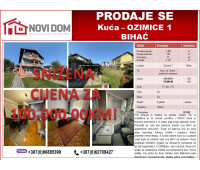 SNIŽENA CIJENA - Kuća sa stanovima i posl.pr.- OZIMICE 1 - BIHAĆ